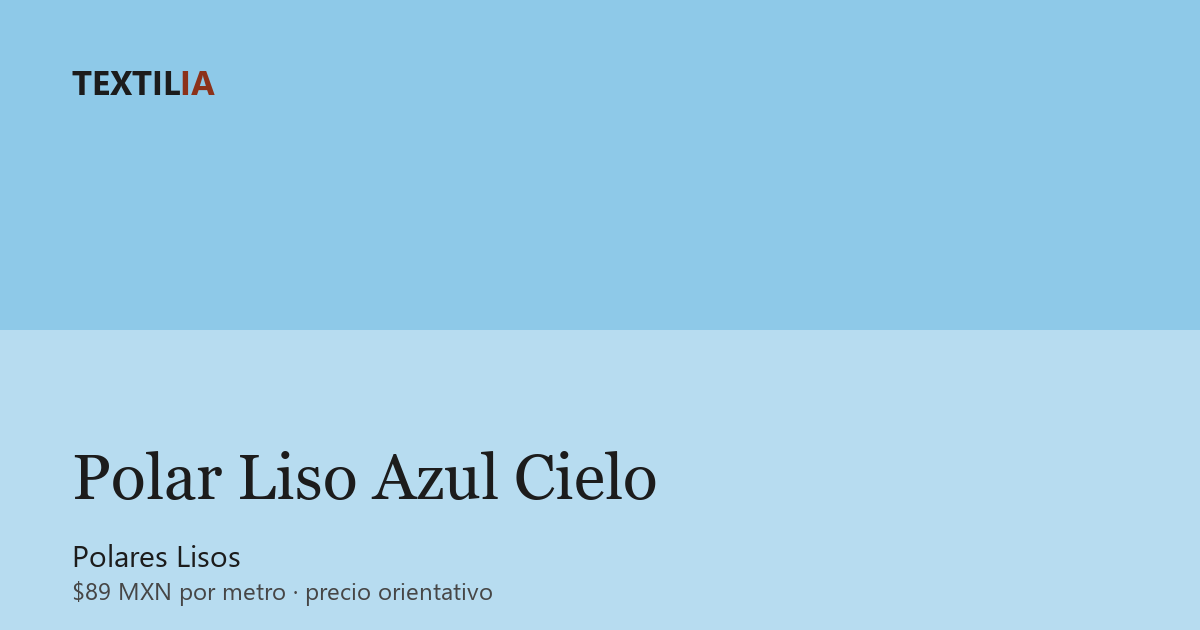 Tela Polar Liso Azul Cielo