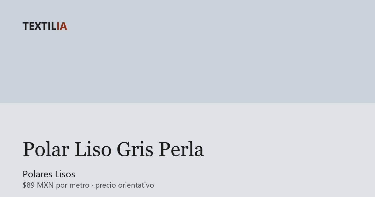 Tela Polar Liso Gris Perla