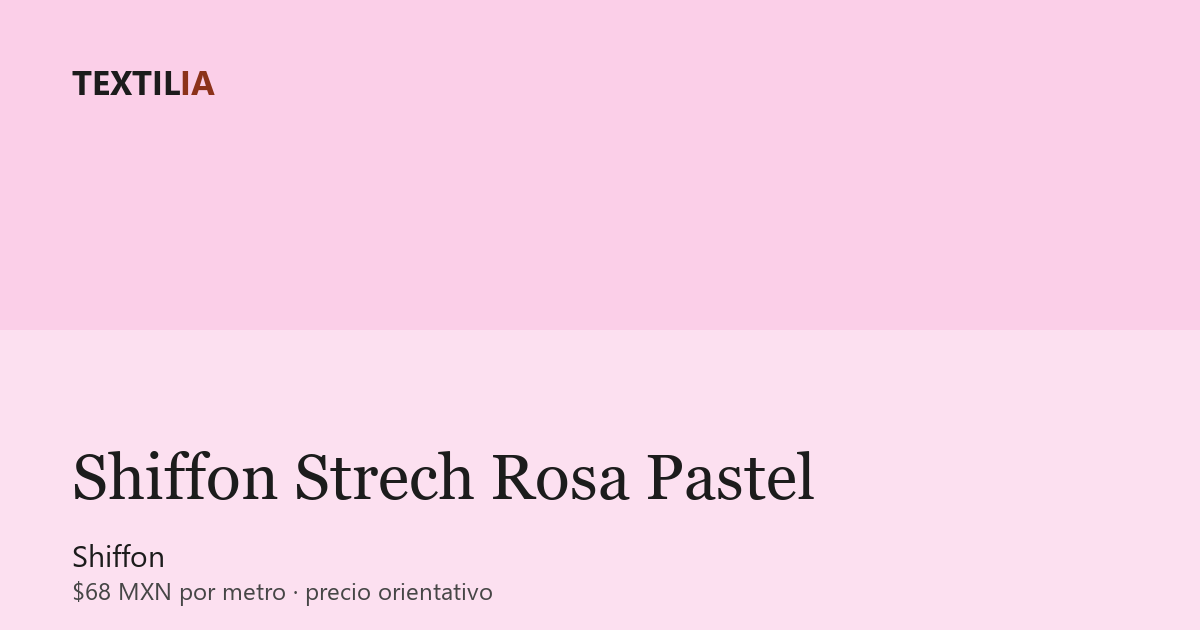 Tela Shiffon Strech Rosa Pastel